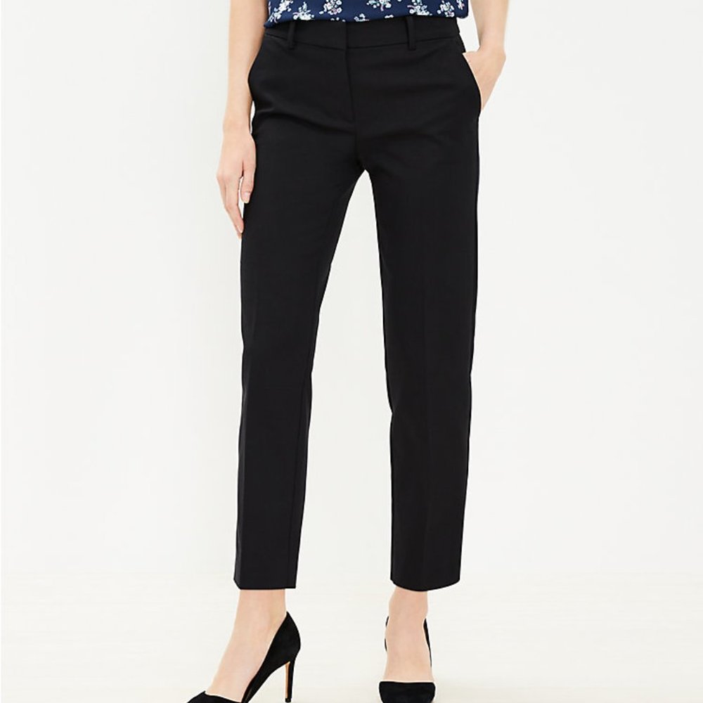 LOFT Slim Ankle Pant, Size 4